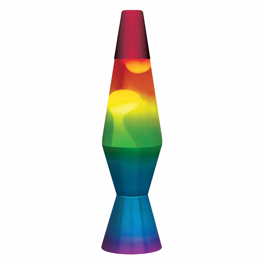 11.5″ LAVA LAMP RAINBOW – WHITE/TRICOLOR B4