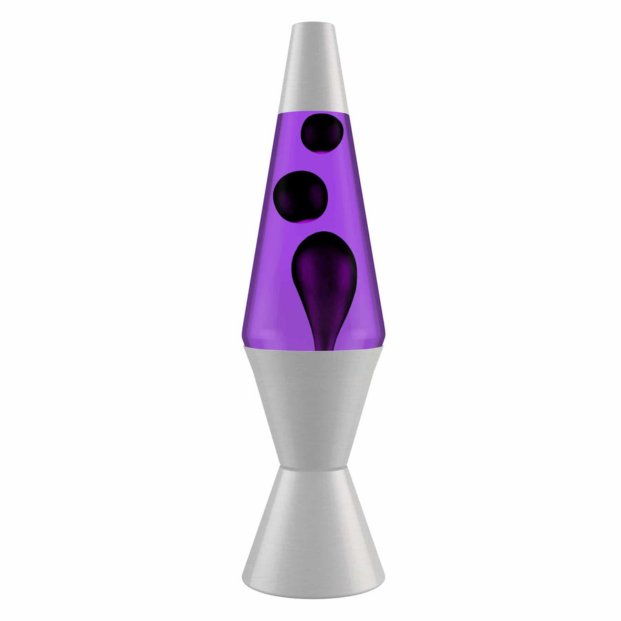 14.5’’ LAVA LAMP – BLACK & PURPLE D4