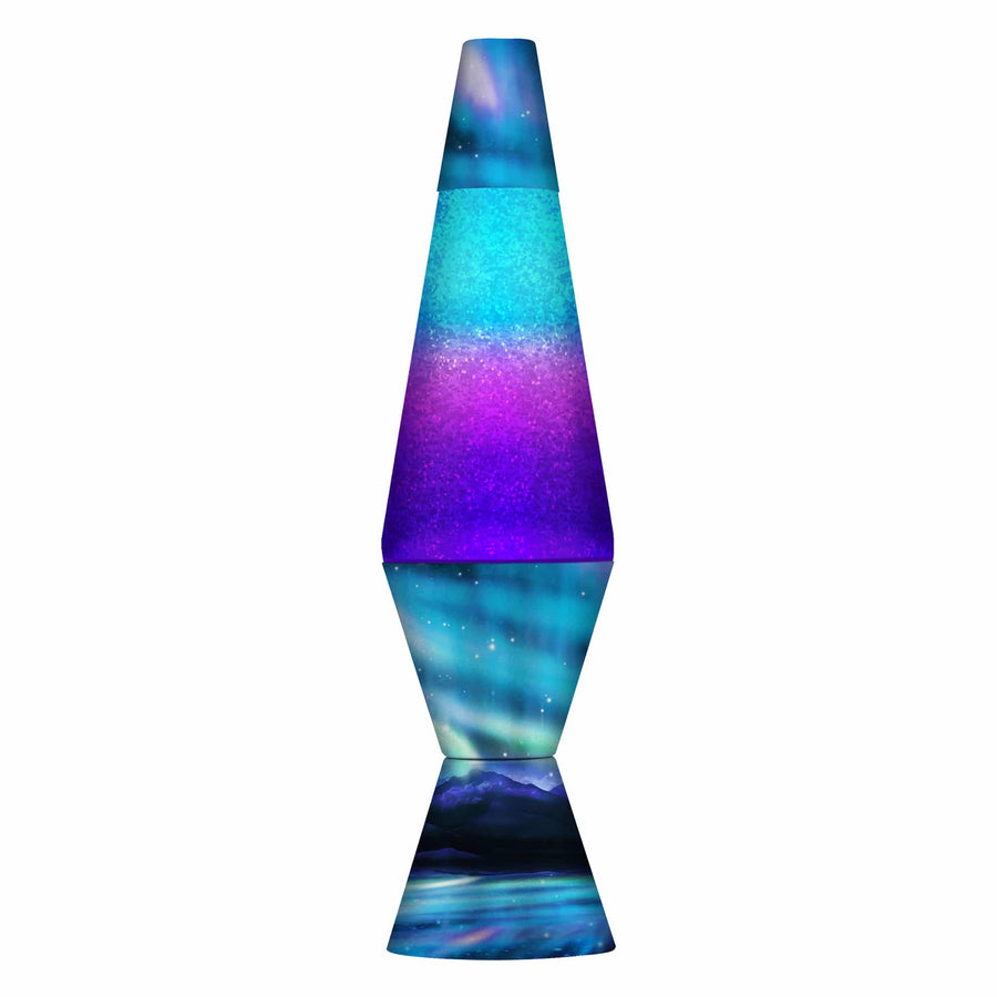 14.5″ LAVA LAMP COLORMAX NORTHERN LIGHTS – GLITTER Q6