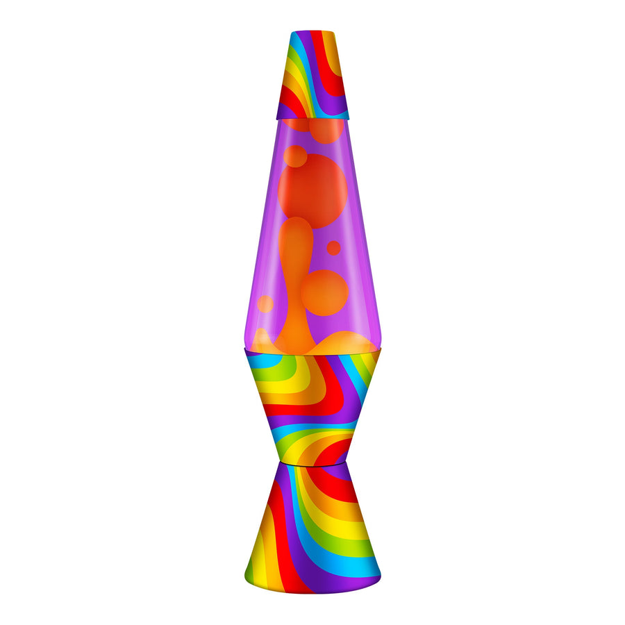 14.5″ LAVA LAMP FLOWING COLOR BANDS Z1