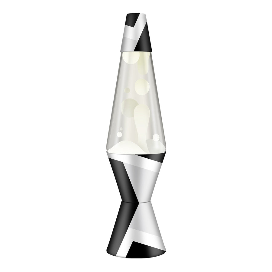 14.5″ LAVA LAMP POLYGONAL WHITE TONE Y8