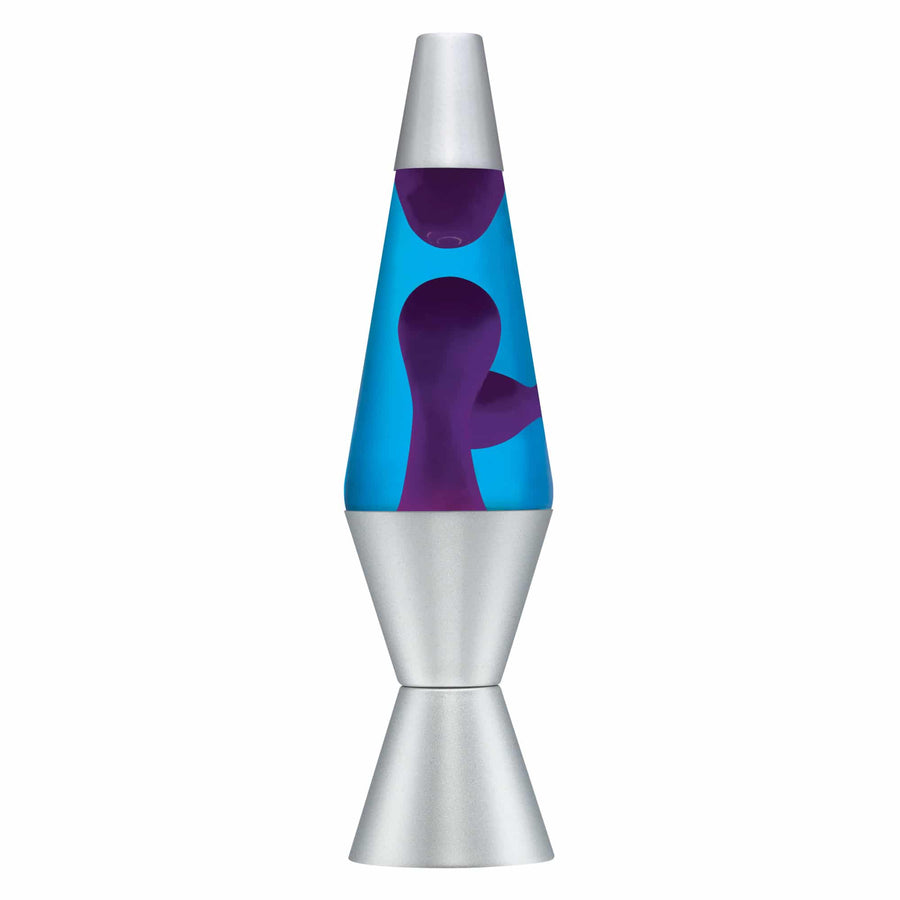 14.5″ LAVA LAMP – PURPLE/BLUE/SILVER P6