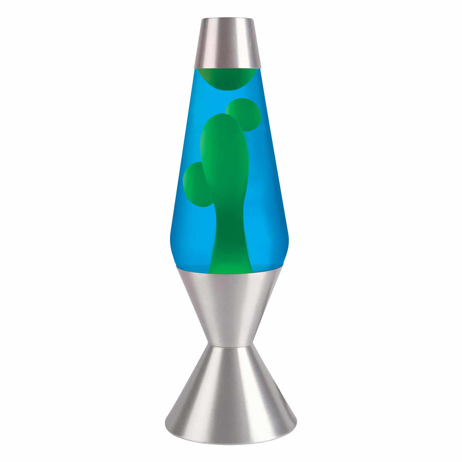 16.3″ LAVA LAMP – YELLOW/BLUE/SILVER D6