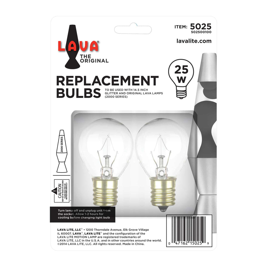 25W LAVA LAMP LIGHT BULB W/TRAY J0