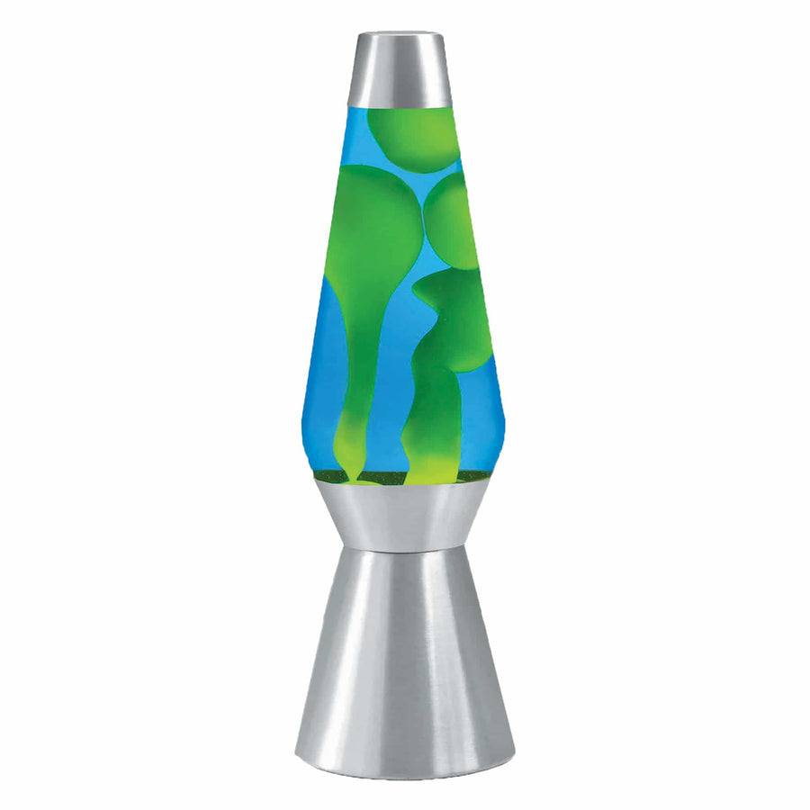 27″ LAVA LAMP GRANDE – YELLOW/BLUE/SILVER R1